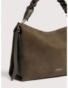 Borsa a spalla in camoscio Coccinelle Boheme Medium – Fango Borsa a spalla in camoscio Coccinelle Boheme Medium – Fango