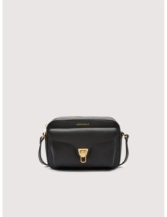 Camera bag in pelle con grana Coccinelle Beat Small – Noir - foto 1