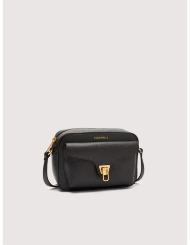 Camera bag in pelle con grana Coccinelle Beat Small – Noir - foto 2