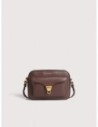 Camera bag in pelle con grana Coccinelle Beat Small – Berry Camera bag in pelle con grana Coccinelle Beat Small – Berry