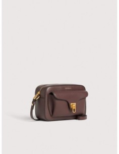 Camera bag in pelle con grana Coccinelle Beat Small – Berry - foto 1 2