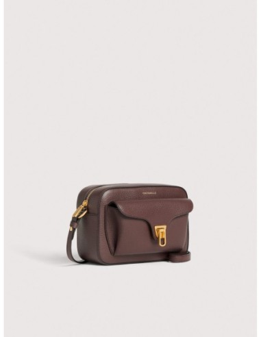 Camera bag in pelle con grana Coccinelle Beat Small – Berry - foto 2