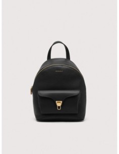 Zaino in pelle con grana Coccinelle Beat Generation Small – Noir - foto 1