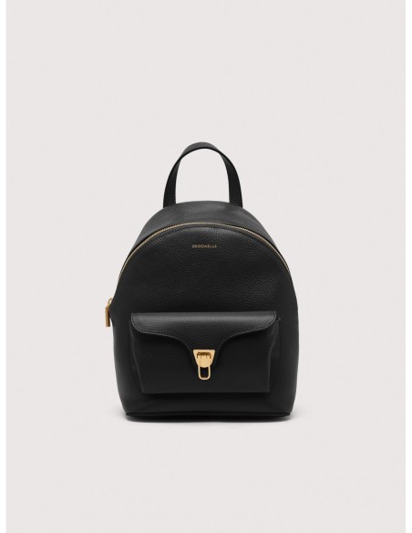 Zaino in pelle con grana Coccinelle Beat Generation Small – Noir - foto 1