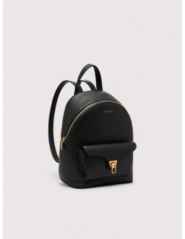 Zaino in pelle con grana Coccinelle Beat Generation Small – Noir - foto 2