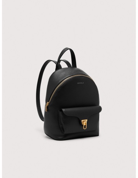 Zaino in pelle con grana Coccinelle Beat Generation Small – Noir - foto 2