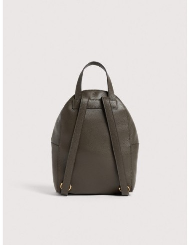 Zaino in pelle con grana Coccinelle Beat Generation Small – Fango - foto 3