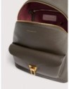Zaino in pelle con grana Coccinelle Beat Generation Small – Fango