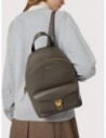 Zaino in pelle con grana Coccinelle Beat Generation Small – Fango