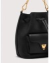 Borsa secchiello in pelle con grana Coccinelle Beat Generation Small – Noir Borsa secchiello in pelle con grana Coccinelle Beat Generation Small – Noir