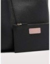 Borsa shopping in pelle con grana Coccinelle C-Easy Large – Noir