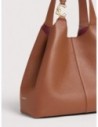 Borsa shopping in pelle con grana Coccinelle C-Easy Large – Cognac Borsa shopping in pelle con grana Coccinelle C-Easy Large – Cognac