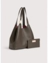 Borsa shopping in pelle con grana Coccinelle C-Easy Large – Fango Borsa shopping in pelle con grana Coccinelle C-Easy Large – Fango