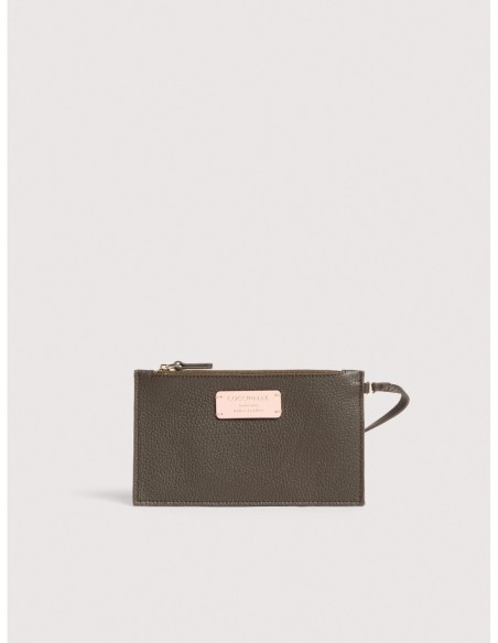 Borsa shopping in pelle con grana Coccinelle C-Easy Large – Fango - foto 5