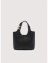 Borsa a mano in pelle con grana Coccinelle C-Easy Small – Noir