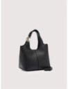 Borsa a mano in pelle con grana Coccinelle C-Easy Small – Noir