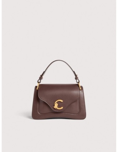 Borsa a mano in pelle liscia Coccinelle C-Me Small – Berry - foto 1