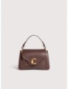 Borsa a mano in pelle liscia Coccinelle C-Me Small – Berry