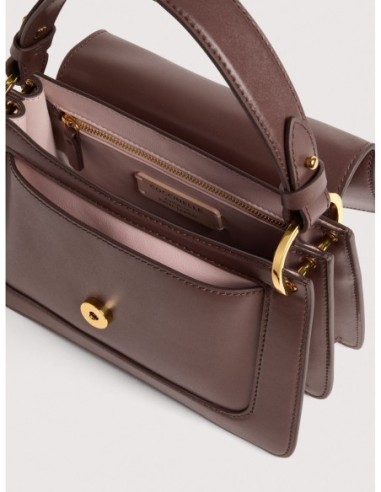 Borsa a mano in pelle liscia Coccinelle C-Me Small – Berry - foto 3