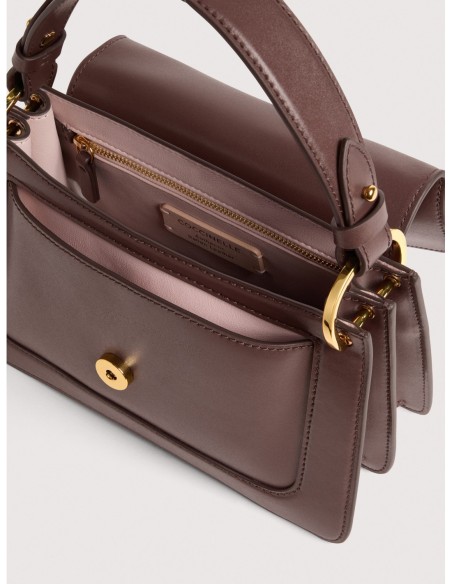 Borsa a mano in pelle liscia Coccinelle C-Me Small – Berry - foto 3