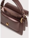 Borsa a mano in pelle liscia Coccinelle C-Me Small – Berry