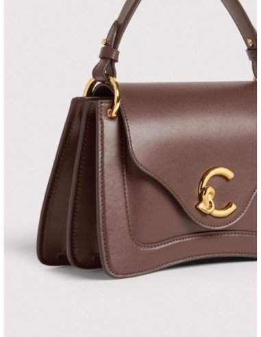 Borsa a mano in pelle liscia Coccinelle C-Me Small – Berry - foto 4