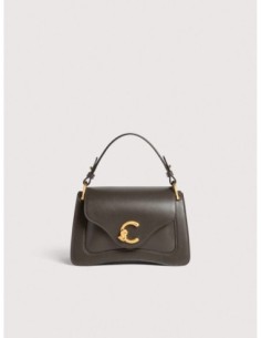 Borsa a mano in pelle liscia Coccinelle C-Me Small – Fango - foto 1