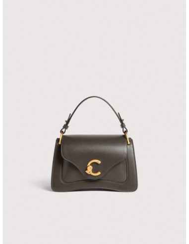 Borsa a mano in pelle liscia Coccinelle C-Me Small – Fango - foto 1