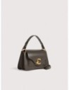 Borsa a mano in pelle liscia Coccinelle C-Me Small – Fango