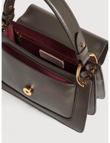 Borsa a mano in pelle liscia Coccinelle C-Me Small – Fango - foto 3
