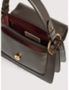 Borsa a mano in pelle liscia Coccinelle C-Me Small – Fango