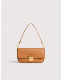 Borsa baguette in pelle con grana Coccinelle C-Me Lock Medium – Robin - foto 1