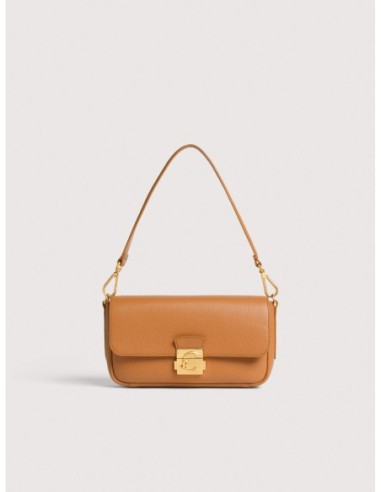Borsa baguette in pelle con grana Coccinelle C-Me Lock Medium – Robin - foto 1