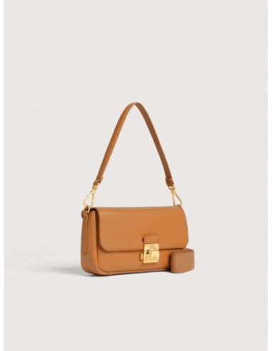 Borsa baguette in pelle con grana Coccinelle C-Me Lock Medium – Robin - foto 2