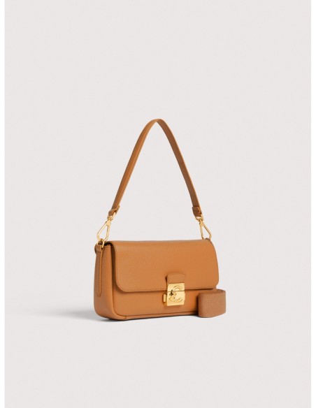 Borsa baguette in pelle con grana Coccinelle C-Me Lock Medium – Robin - foto 2