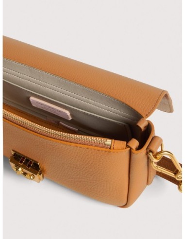 Borsa baguette in pelle con grana Coccinelle C-Me Lock Medium – Robin - foto 3