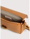 Borsa baguette in pelle con grana Coccinelle C-Me Lock Medium – Robin