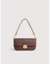 Borsa baguette in pelle con grana Coccinelle C-Me Lock Medium – Berry Borsa baguette in pelle con grana Coccinelle C-Me Lock Medium – Berry