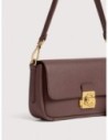 Borsa baguette in pelle con grana Coccinelle C-Me Lock Medium – Berry Borsa baguette in pelle con grana Coccinelle C-Me Lock Medium – Berry