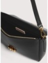 Borsa baguette in pelle con grana Coccinelle C-Me Lock Large – Noir Borsa baguette in pelle con grana Coccinelle C-Me Lock Large – Noir