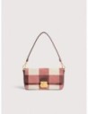 Borsa baguette in camoscio vichy patchwork Coccinelle C-Me Lock Medium – Multicolor Winter Rose/Berry Borsa baguette in camoscio vichy patchwork Coccinelle C-Me Lock Medium – Multicolor Winter Rose/Berry
