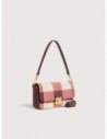 Borsa baguette in camoscio vichy patchwork Coccinelle C-Me Lock Medium – Multicolor Winter Rose/Berry Borsa baguette in camoscio vichy patchwork Coccinelle C-Me Lock Medium – Multicolor Winter Rose/Berry