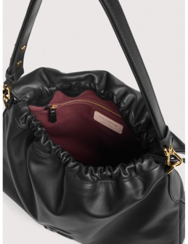 Borsa a spalla in pelle liscia Coccinelle Lidia Medium – Noir - foto 3