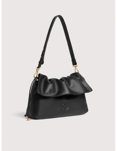 Borsa a spalla in pelle liscia Coccinelle Lidia Small – Noir - foto 2