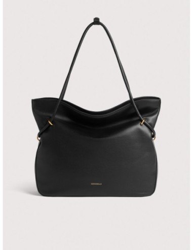 Borsa shopping in pelle liscia Coccinelle Lizzie Medium – Noir - foto 1