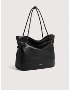 Borsa shopping in pelle liscia Coccinelle Lizzie Medium – Noir - foto 1 2