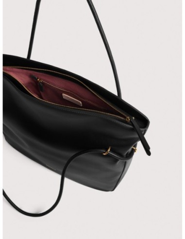 Borsa shopping in pelle liscia Coccinelle Lizzie Medium – Noir - foto 3