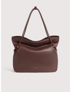 Borsa shopping in pelle liscia Coccinelle Lizzie Medium – Berry - foto 1