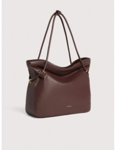 Borsa shopping in pelle liscia Coccinelle Lizzie Medium – Berry - foto 1 2