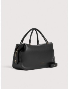 Borsa a mano in pelle liscia Coccinelle Lizzie Medium – Noir - foto 1 2